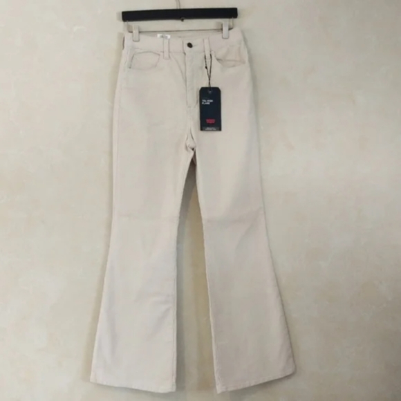 Levi's 70's High Rise Flare Corduroy Jeans Pants - Picture 10 of 16